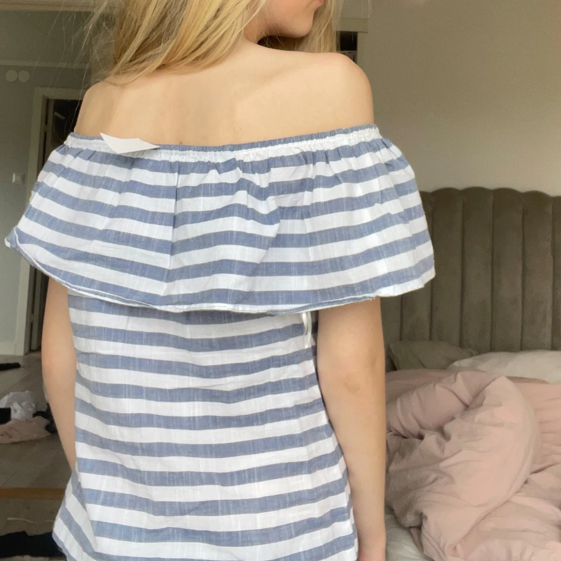 Sommar off shoulder blus  - 1