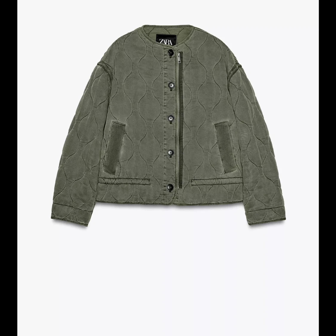Olivgrön jacka från Zara