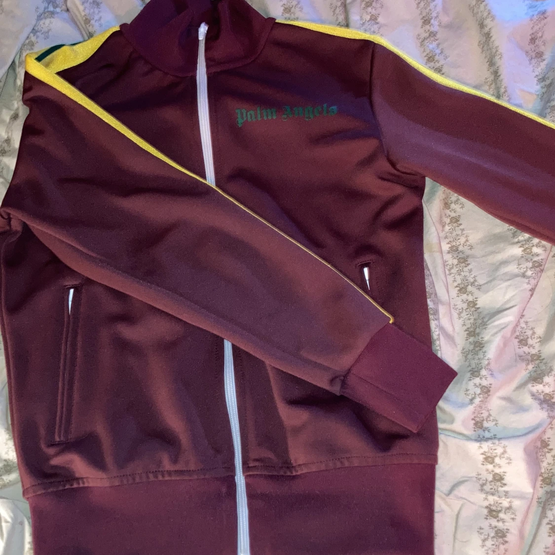 Vinröd trackjacka från Palm Angels - 3