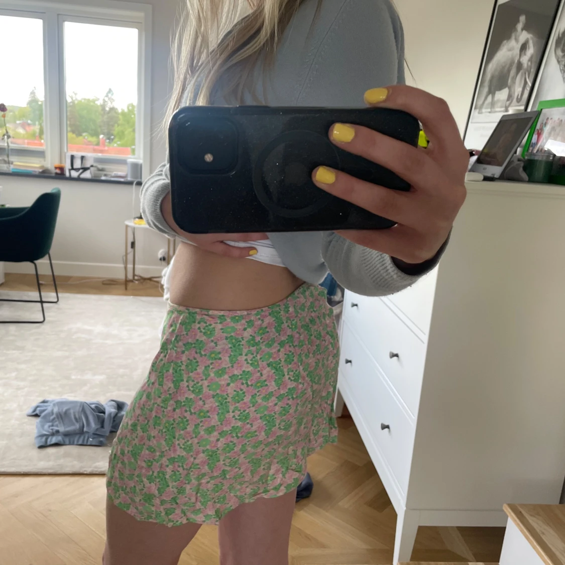 Blommig zara kjol  - 1