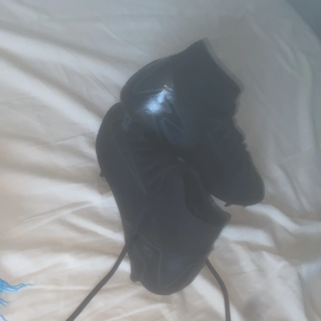 Svarta Nike fotbollsskor med snörning - 4