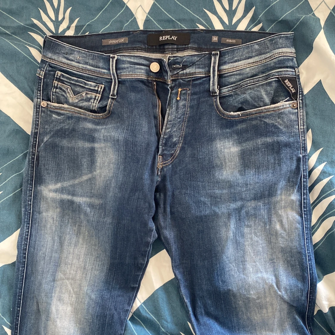 Replay Blåa Jeans Hyperflex - 1