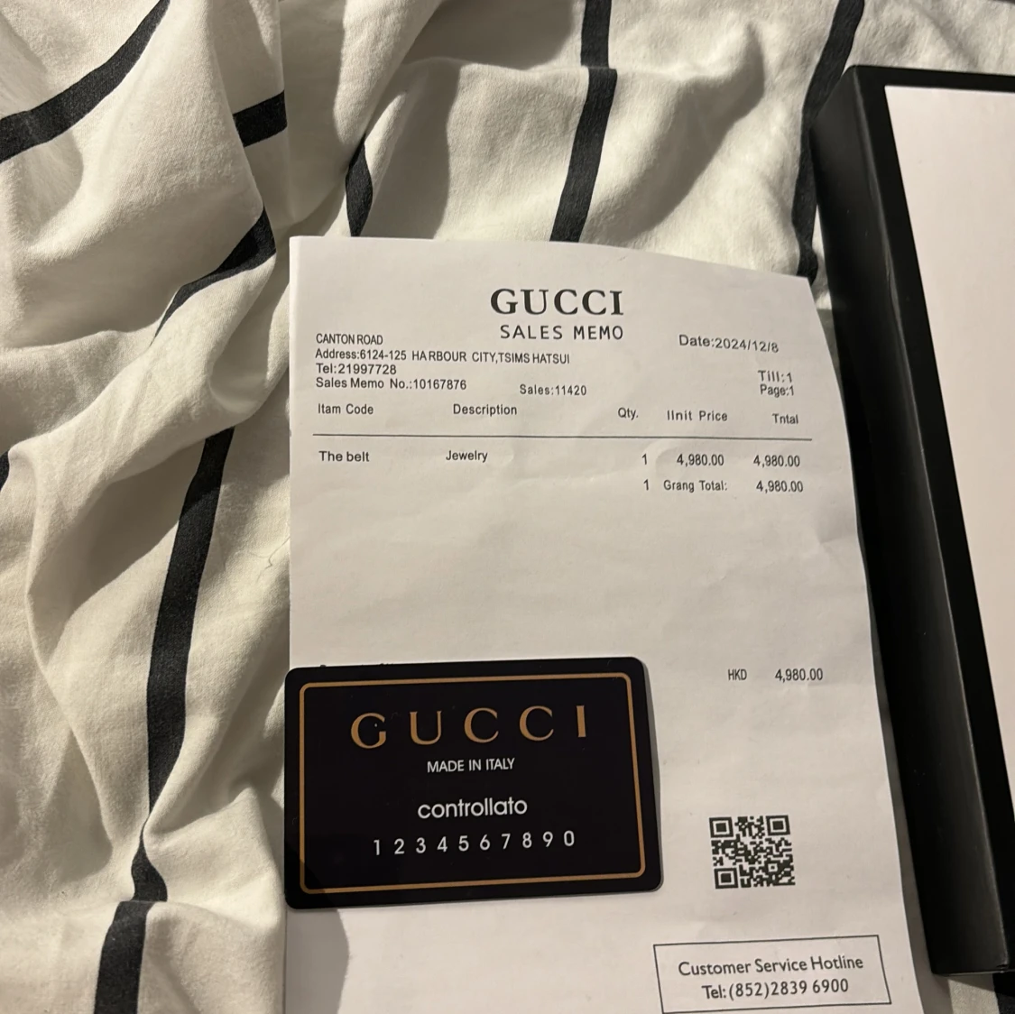 Gucci bälte och plånbok  - 1