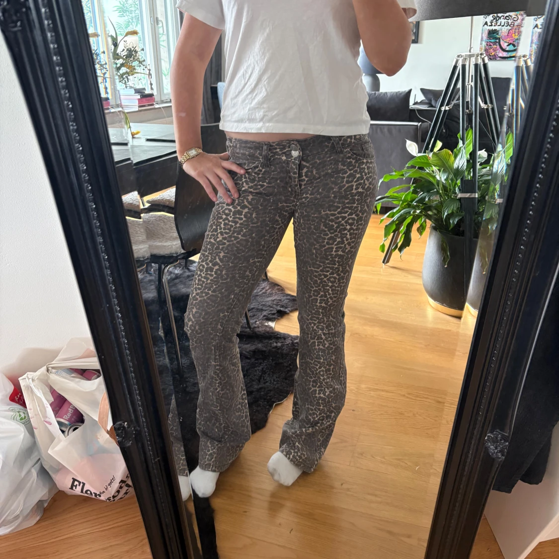 DÖ snygga leopard jeans!! - 2
