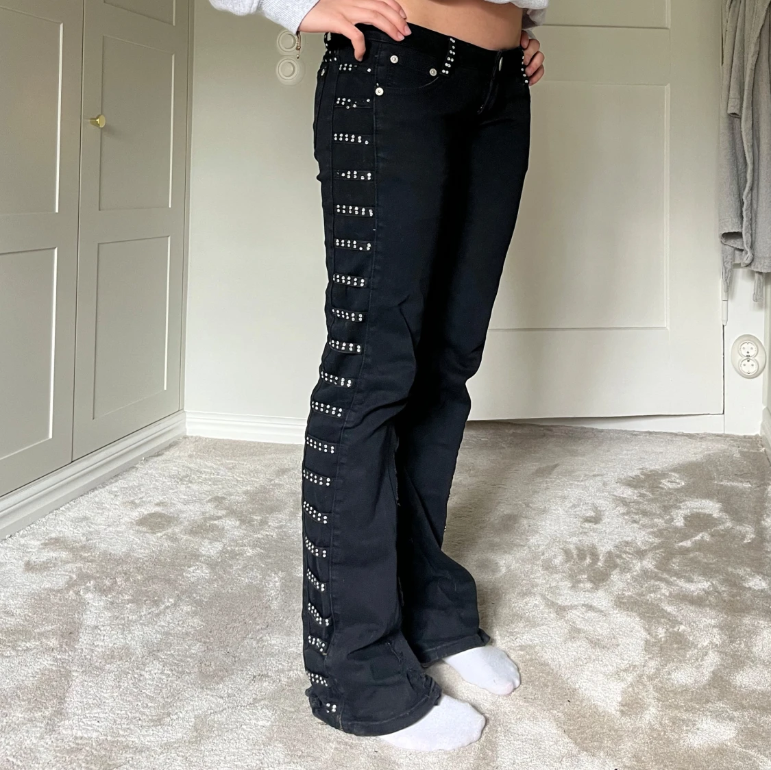 Jeans med glitter - 1