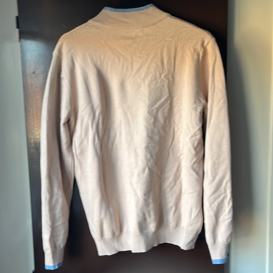 Beige kofta med dragkedja - 1