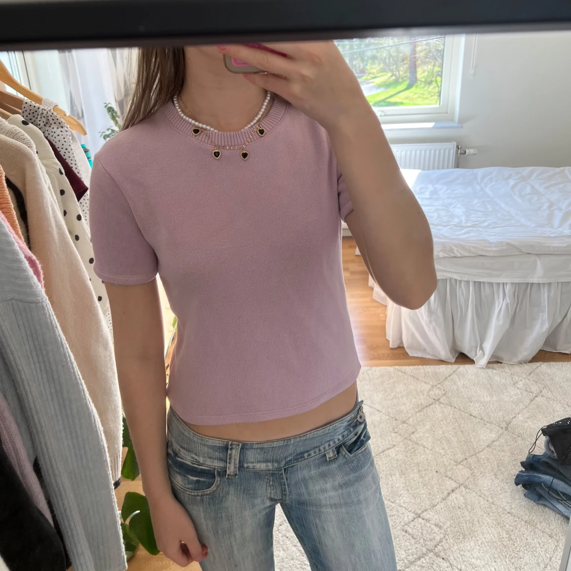 Stickad t shirt Zara