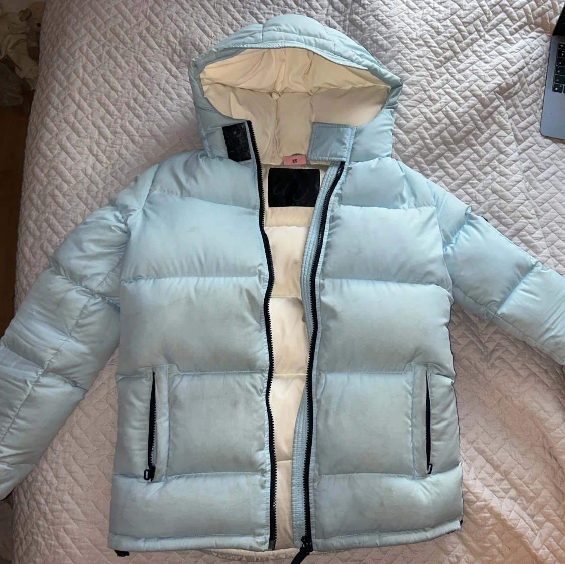 Ljusblå vinterjacka  - 4