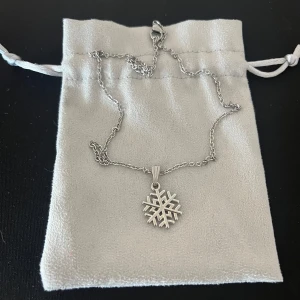 Snöflinga halsband - Snöflinga halsband, kjedjan är rostfritt stål och berlocken är av rostfritt stål