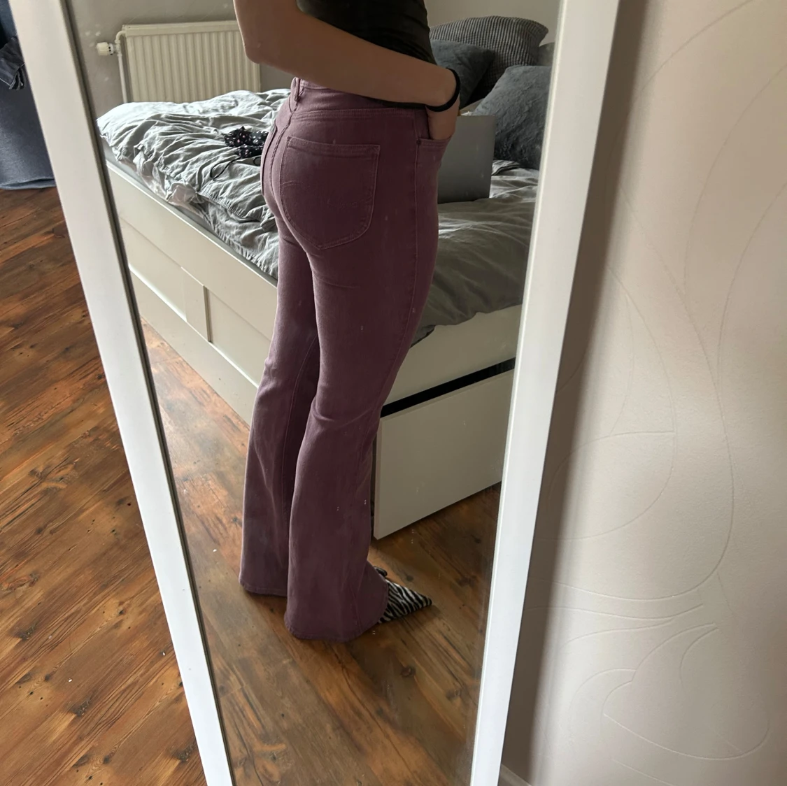 Lila bootcut jeans - 1