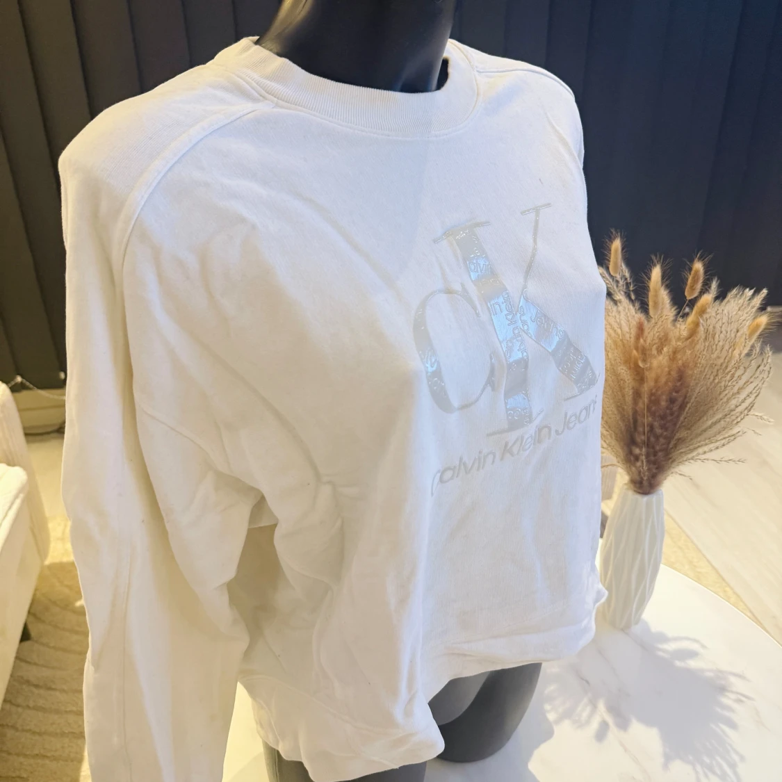 Vit tröja från Calvin Klein Jeans