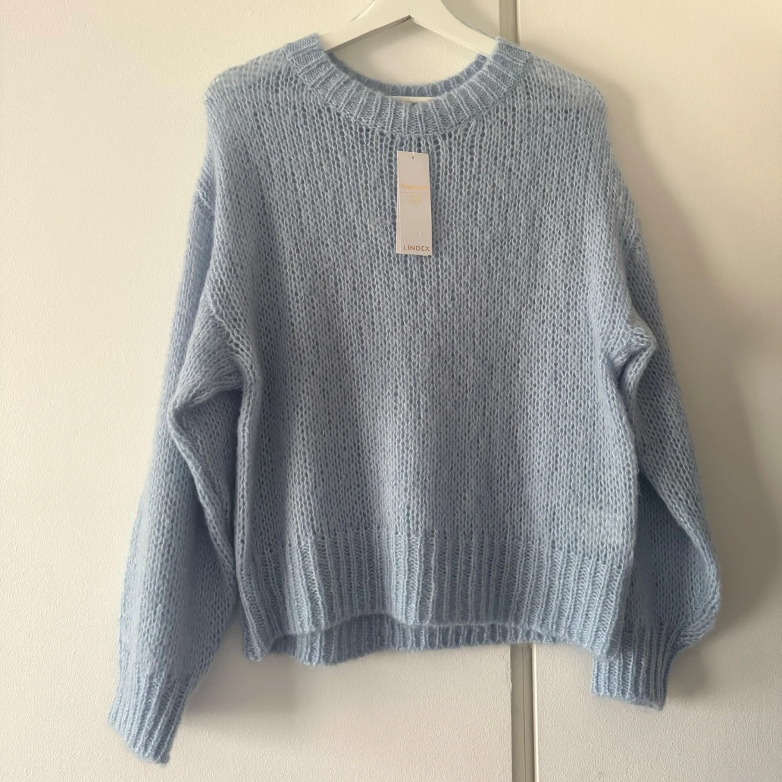 ljusblå stickad tröja - 2