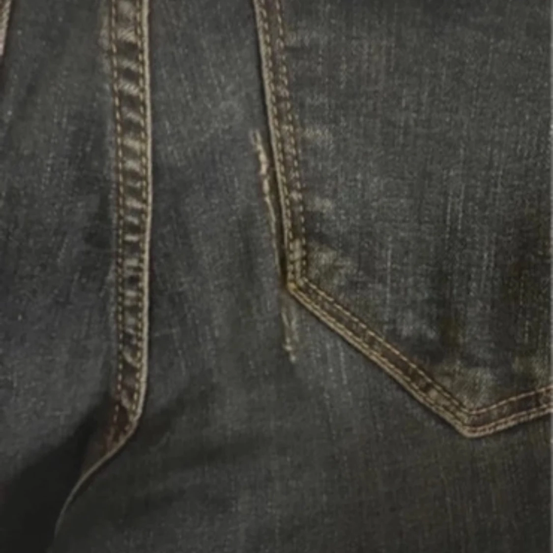 Blå bootcut jeans - 1