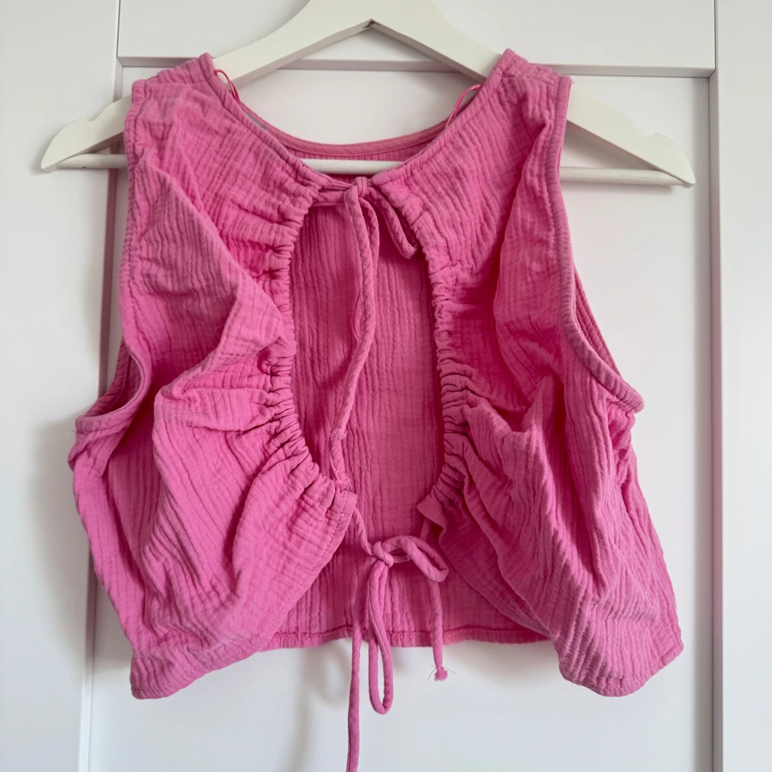 Rosa ärmlös topp - 1