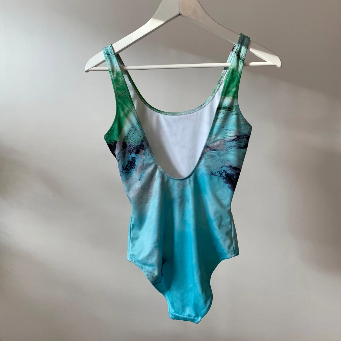 Turkos printad baddräkt - 4