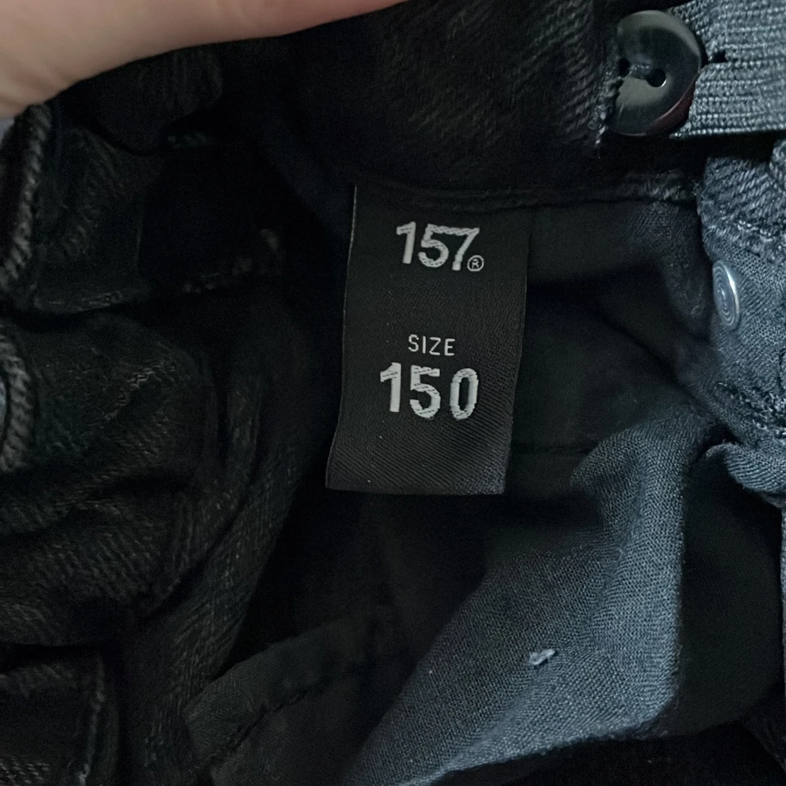 Svarta jeansbyxor från  Lager 157 - 3