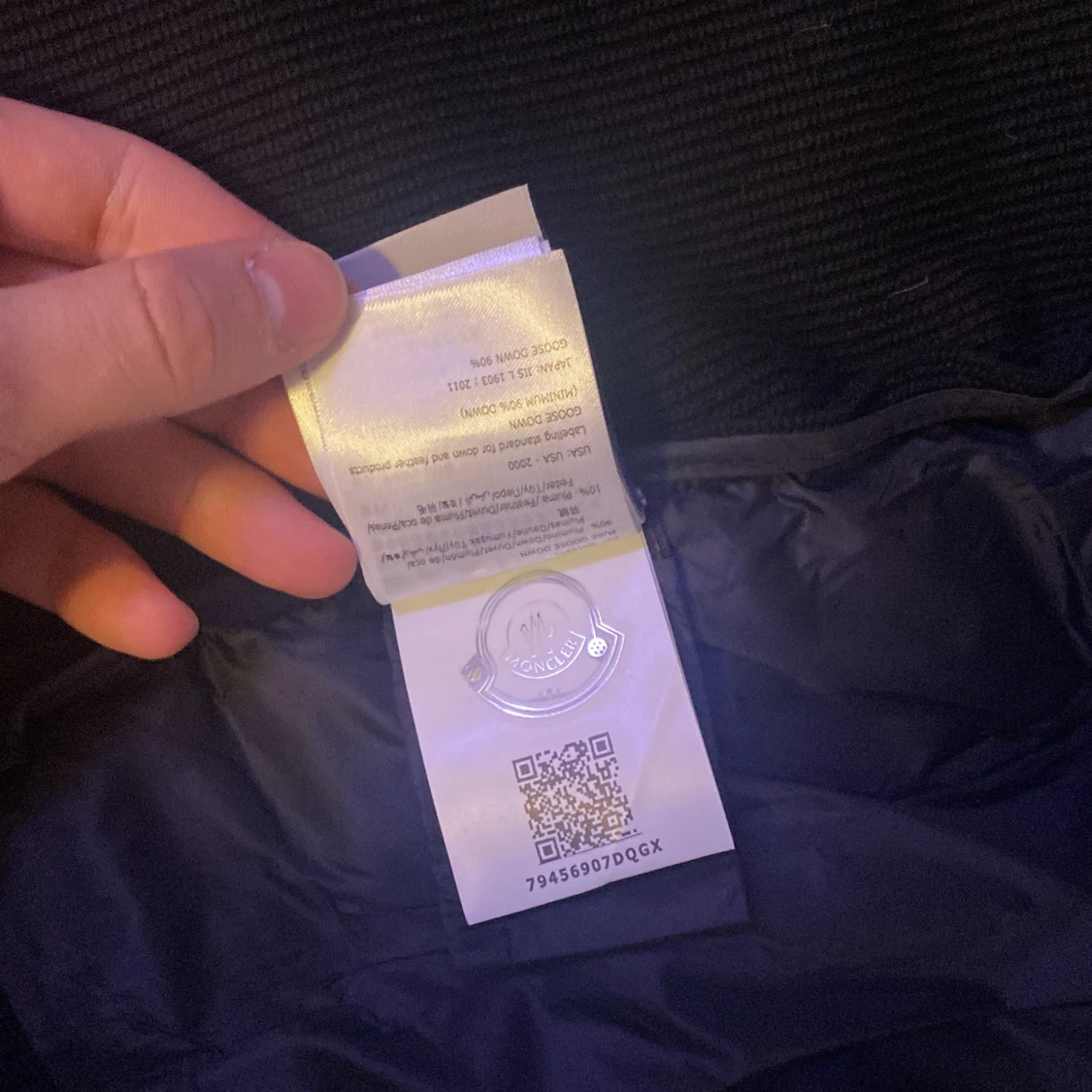 Svart jacka från Moncler - 4