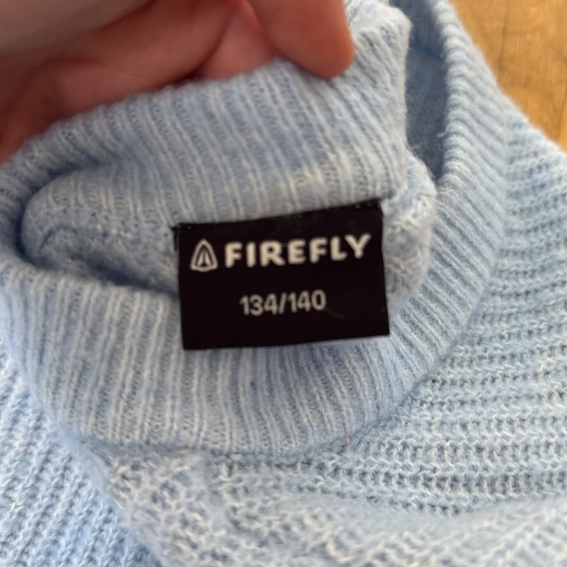 Ljusblå stickad tröja från Firefly - 3