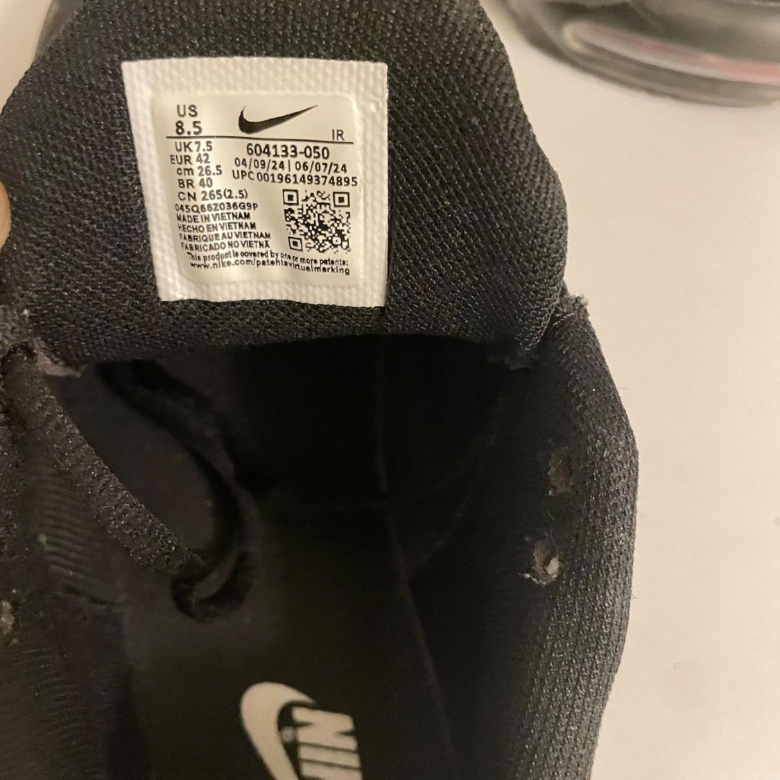 Svarta Nike sneakers Air Max TN - 1