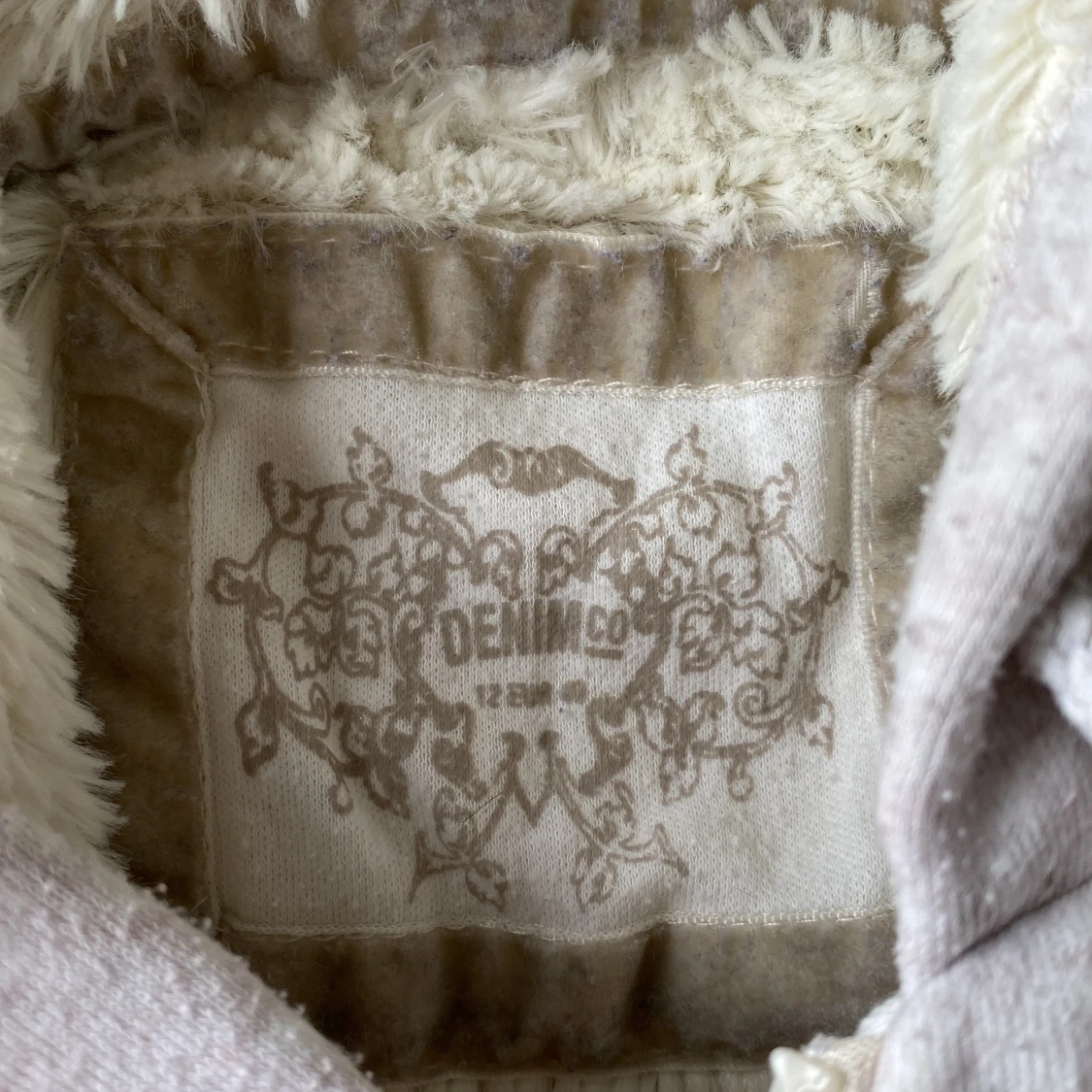 Vit huväst från Denim Co med foder - 2