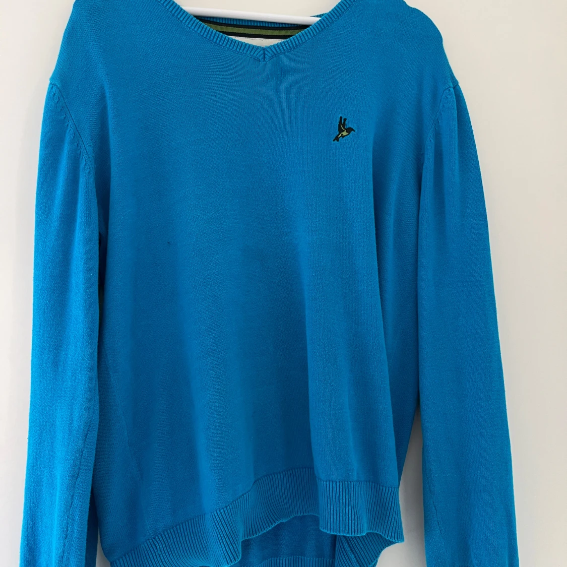 Over size blå stickad tröja från Skill - 1