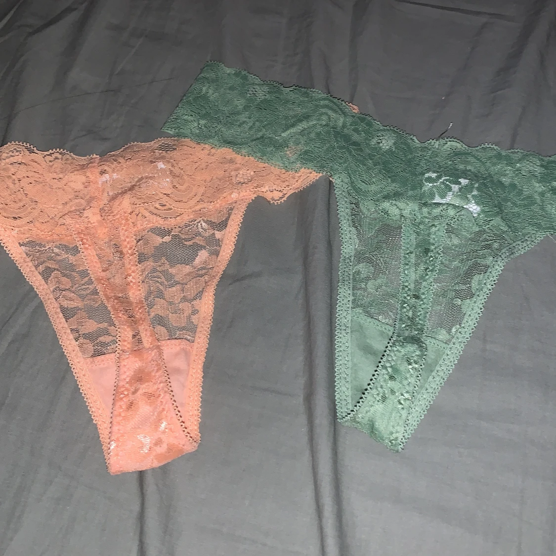 Ljusrosa och gröna stringtrosor - 4