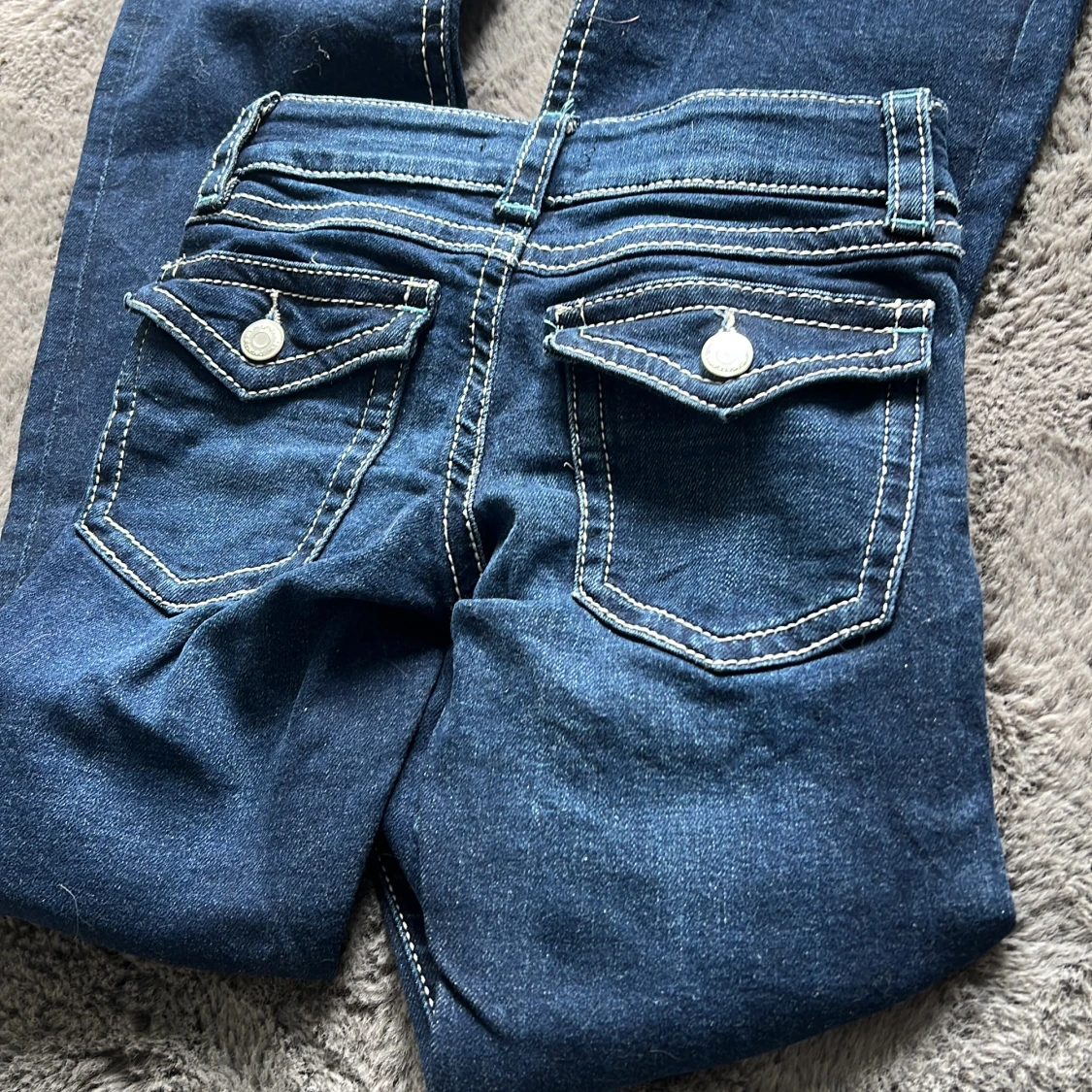 Blå bootcut jeans Gina Tricot 134 - 3