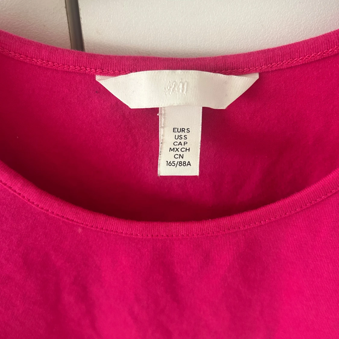 Rosa topp med puffärmar från H&M - 1