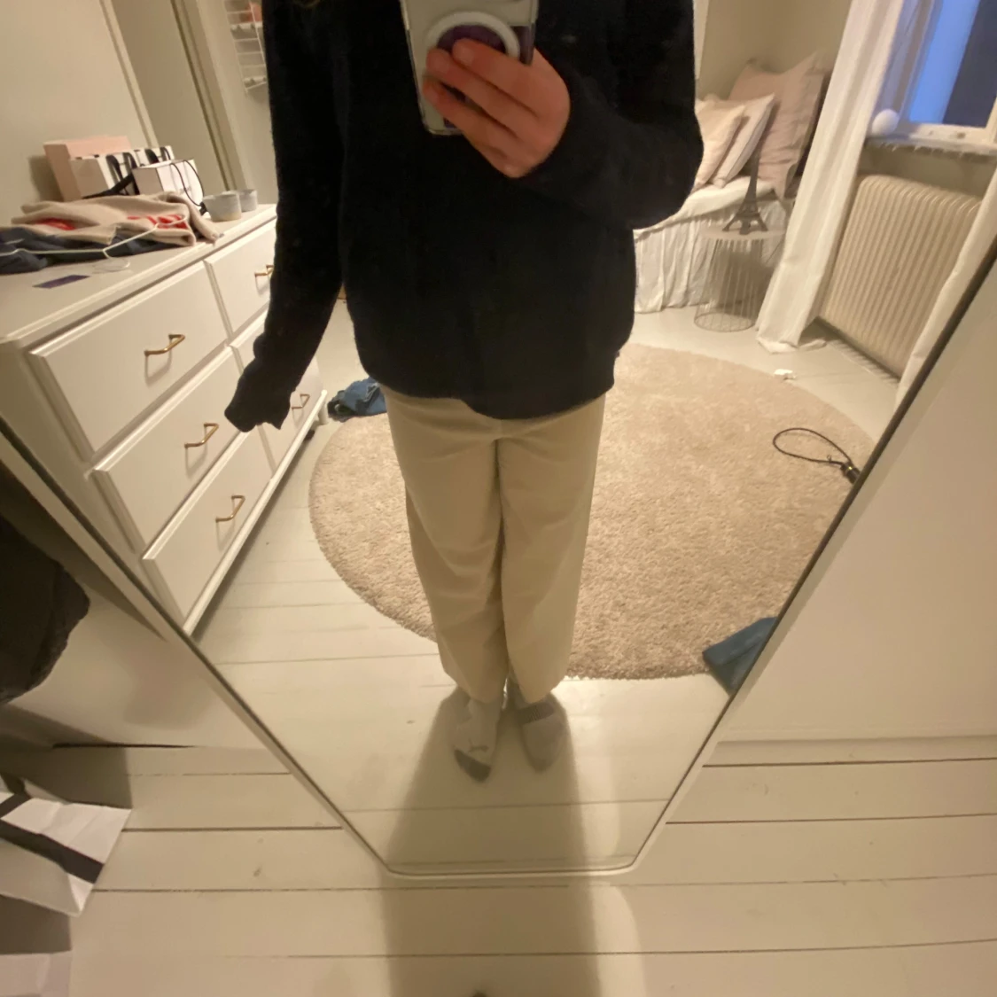 Beige byxor från Zara