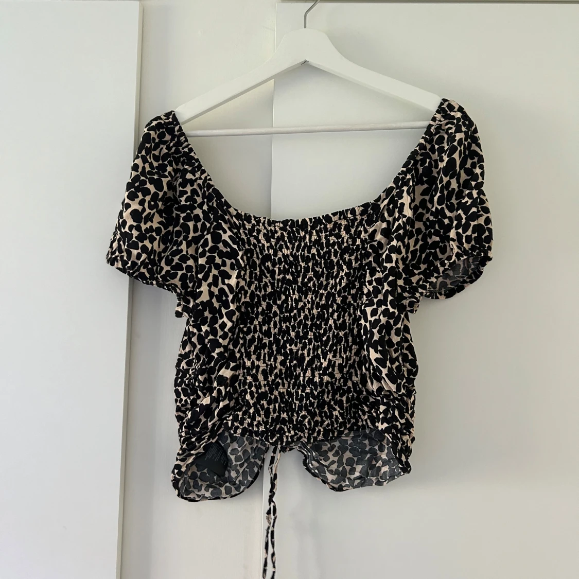 Leopardmönstrad topp - 1