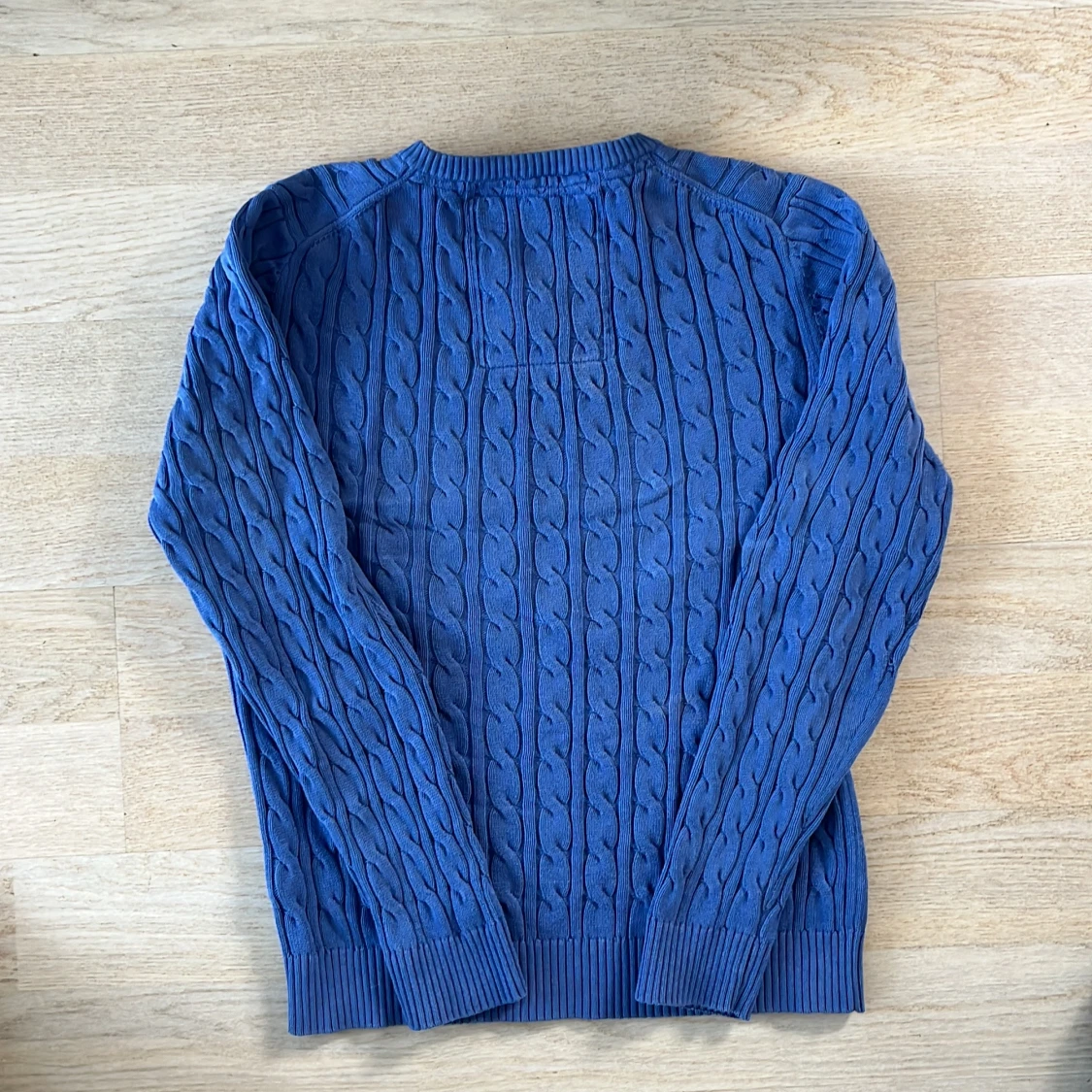 Blå stickad tröja från Morris - 3