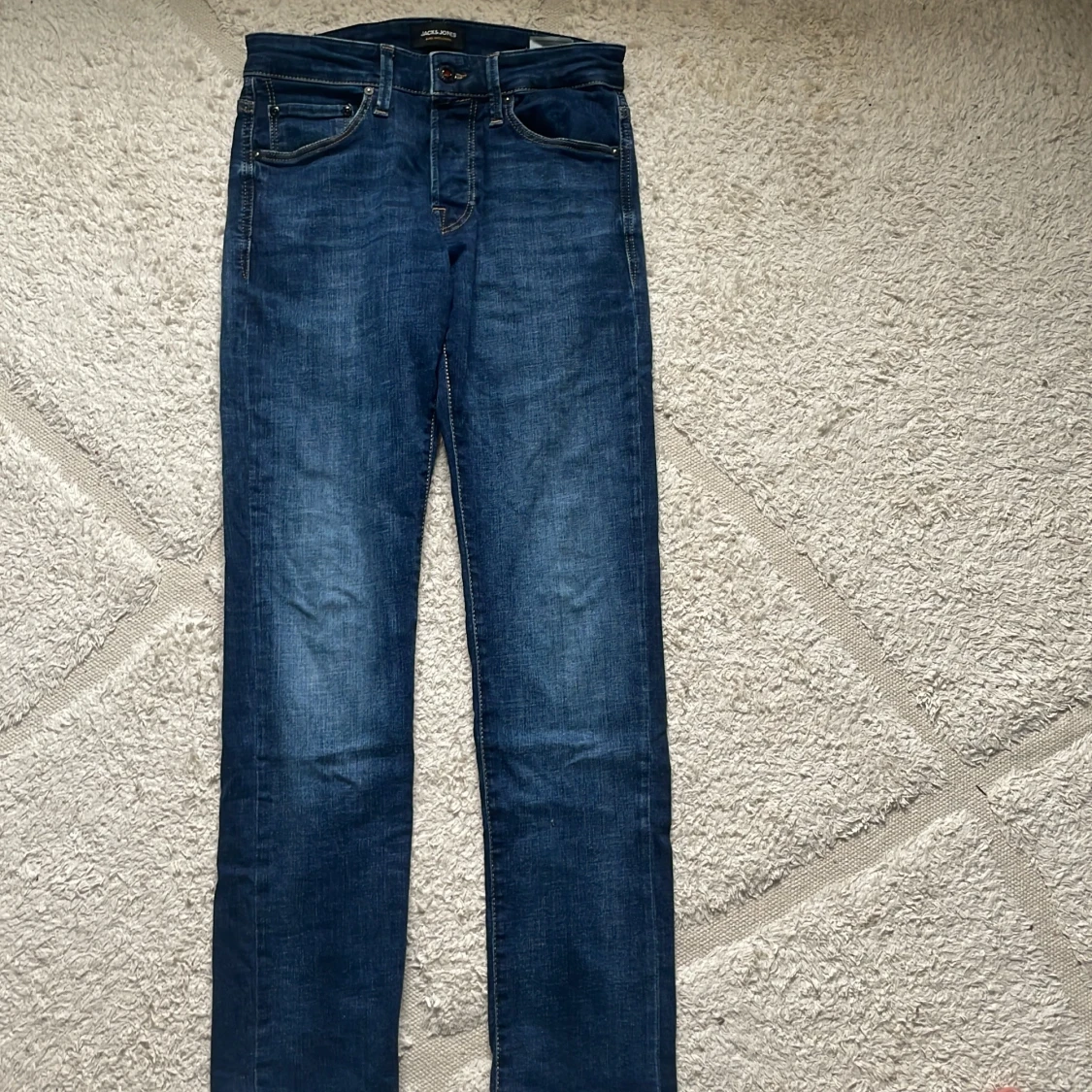 Jack & Jones Slim Glenn jeans blå