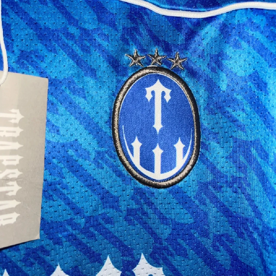 Blå Trapstar fotbollströja med tryck - 2