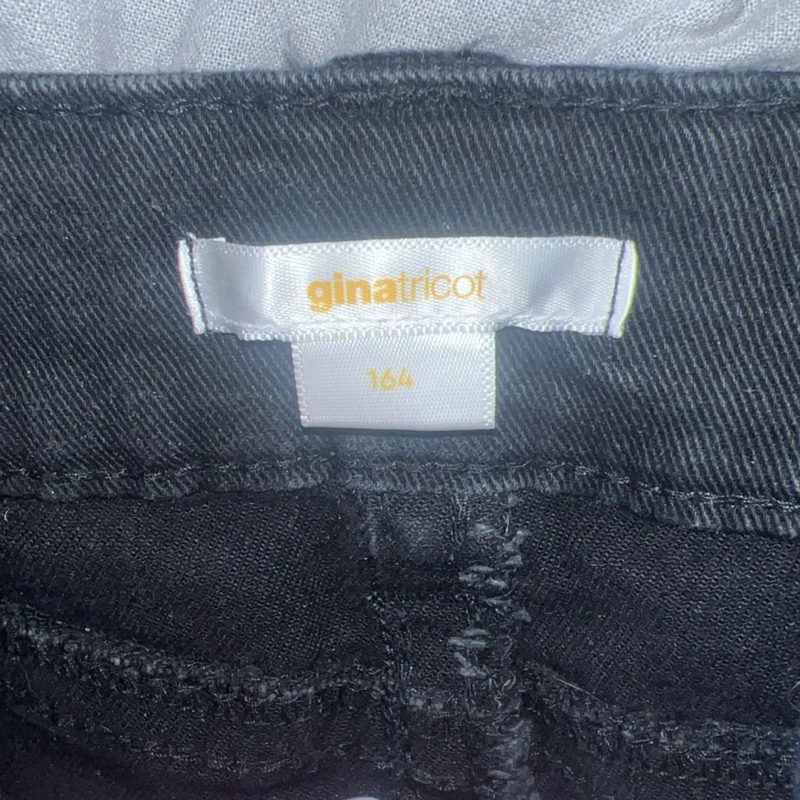 Svarta lågmidjade bootcut jeans  - 2