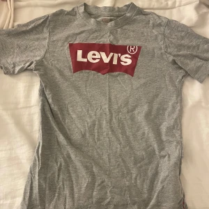 Grå Levi's t-shirt  - Snygg grå t-shirt från Levi's med klassisk röd logga och vit text framtill. 