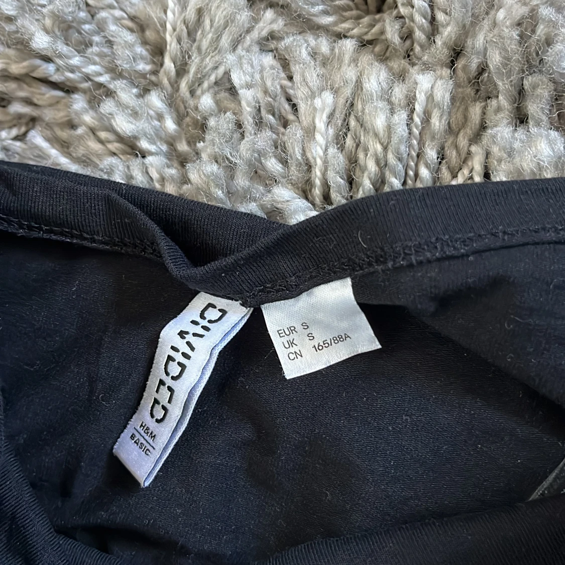 Svart bandeau tubtopp från H&M Divided - 2