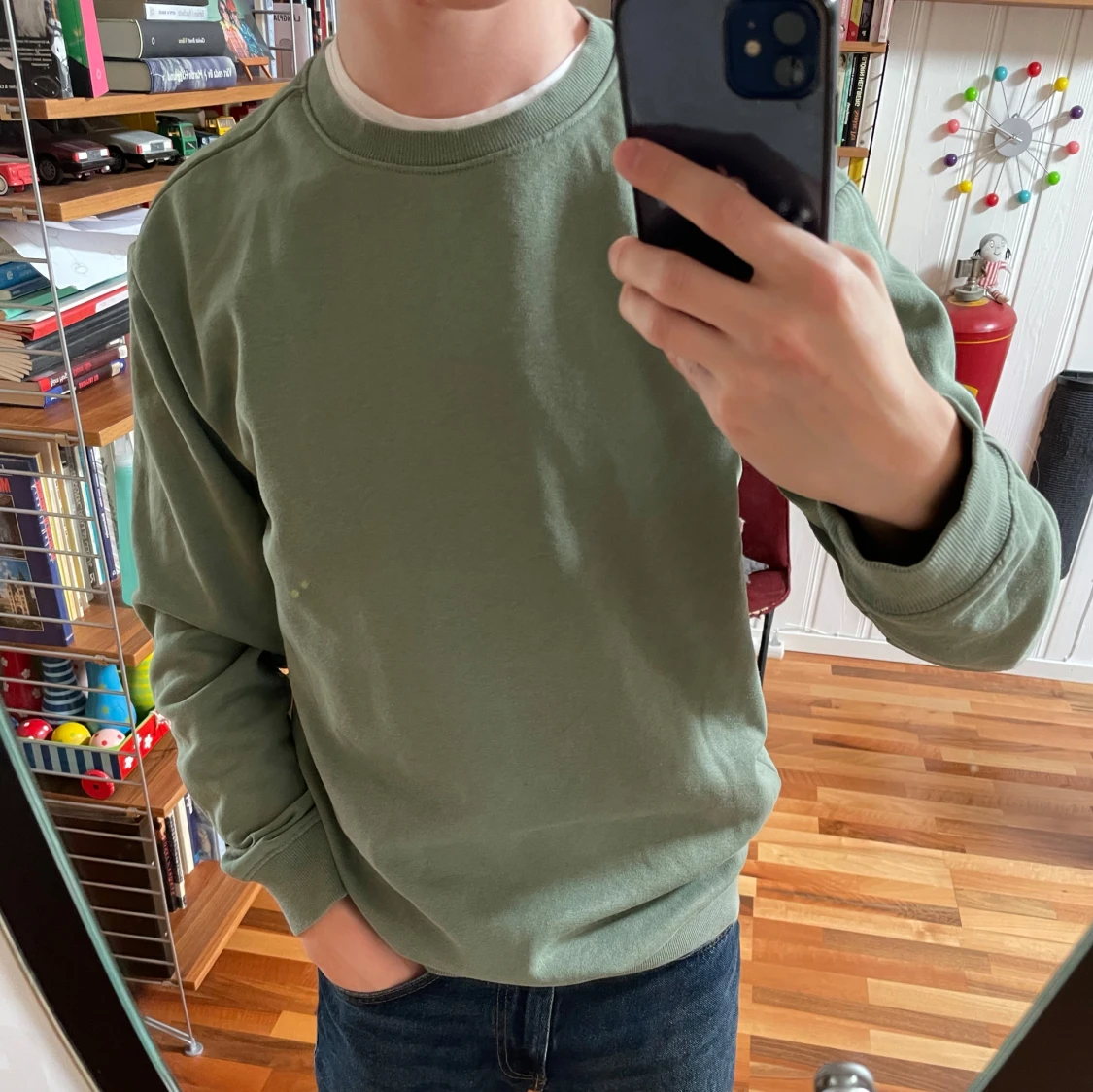 Grön sweatshirt från H&M - 1