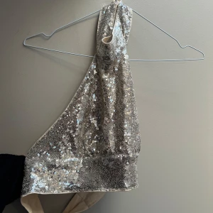 Glittrig silver topp - Glittrig silvertopp