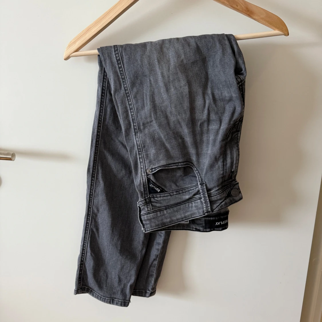 Replay grå jeans straight fit