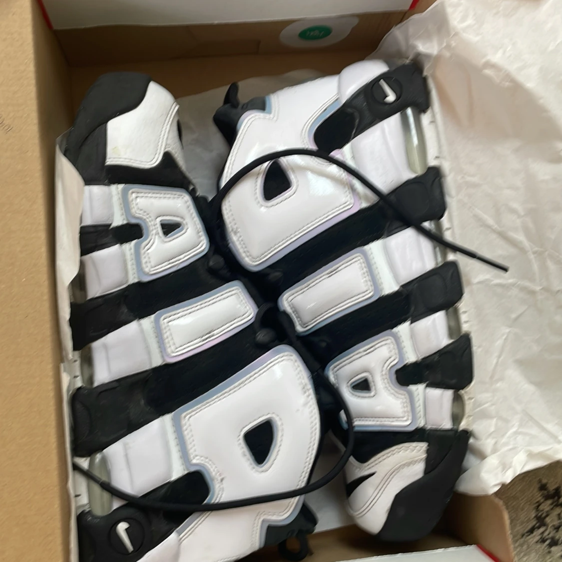 Nike Air More Uptempo svart/vit 44,5 - 2
