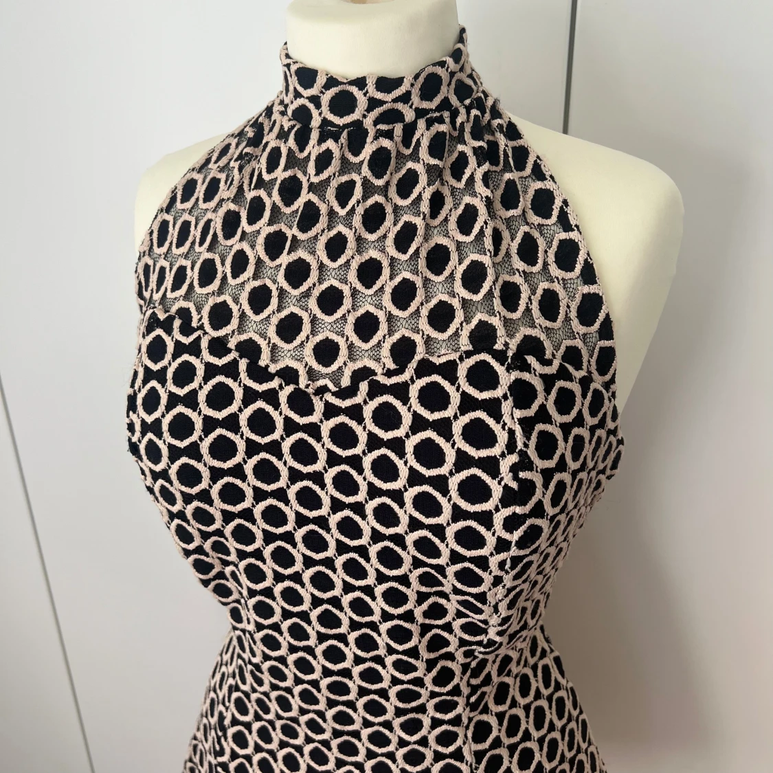 Vintage halterklänning - 1