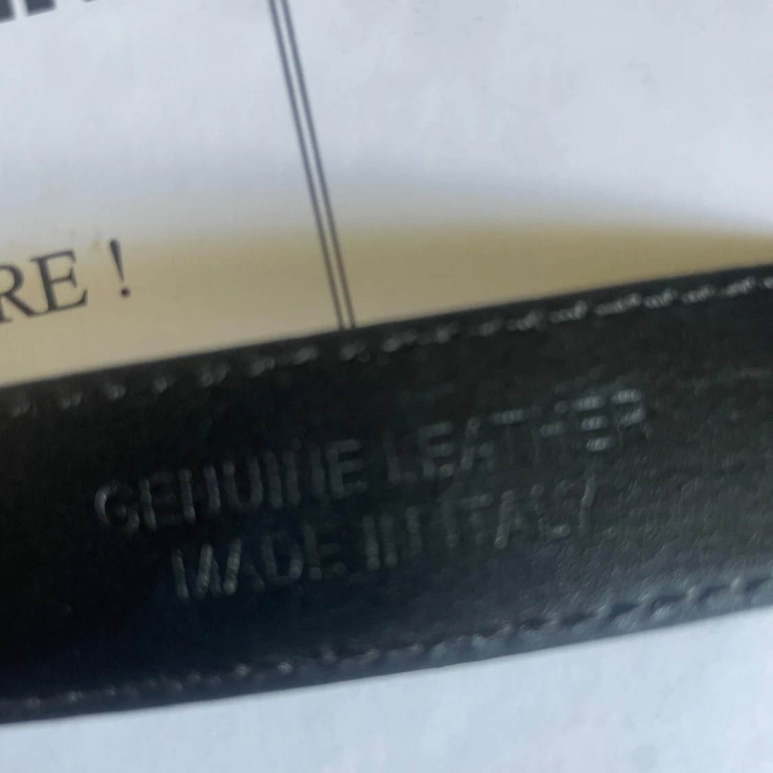 Svart bälte från Moschino - 2