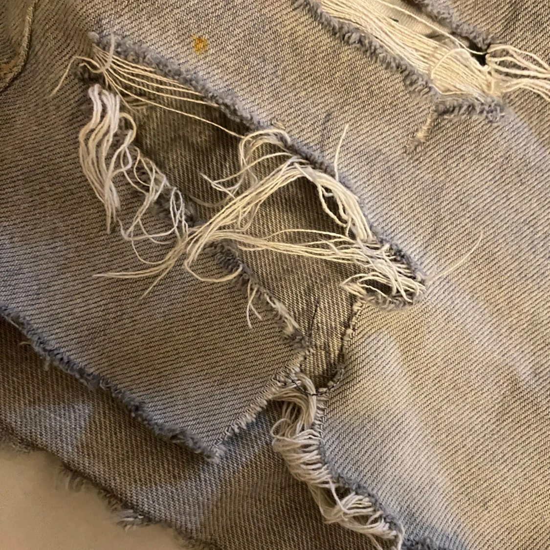 Grå jeansshorts från Zara - 2