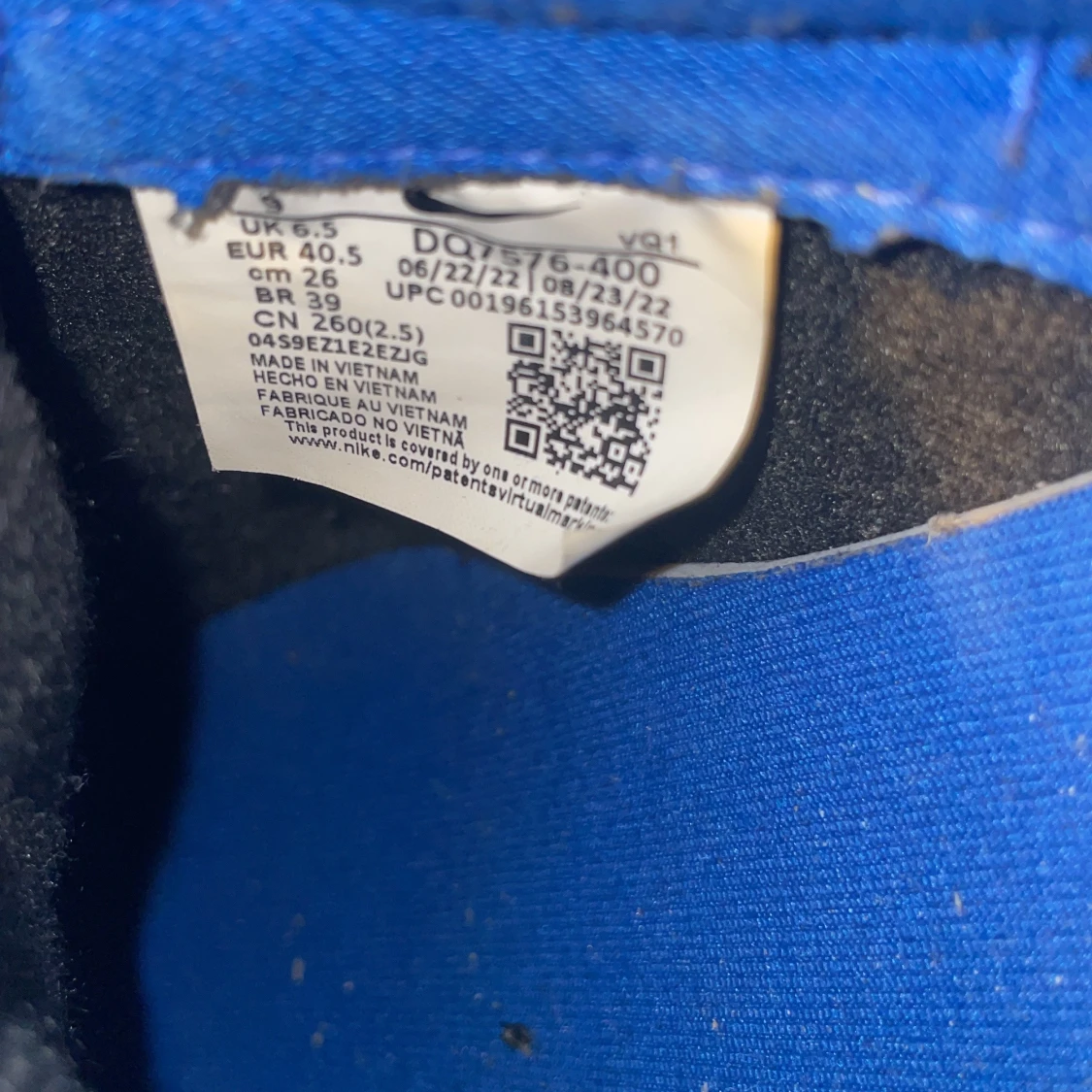 Nike Dunk i blått och svart - 3