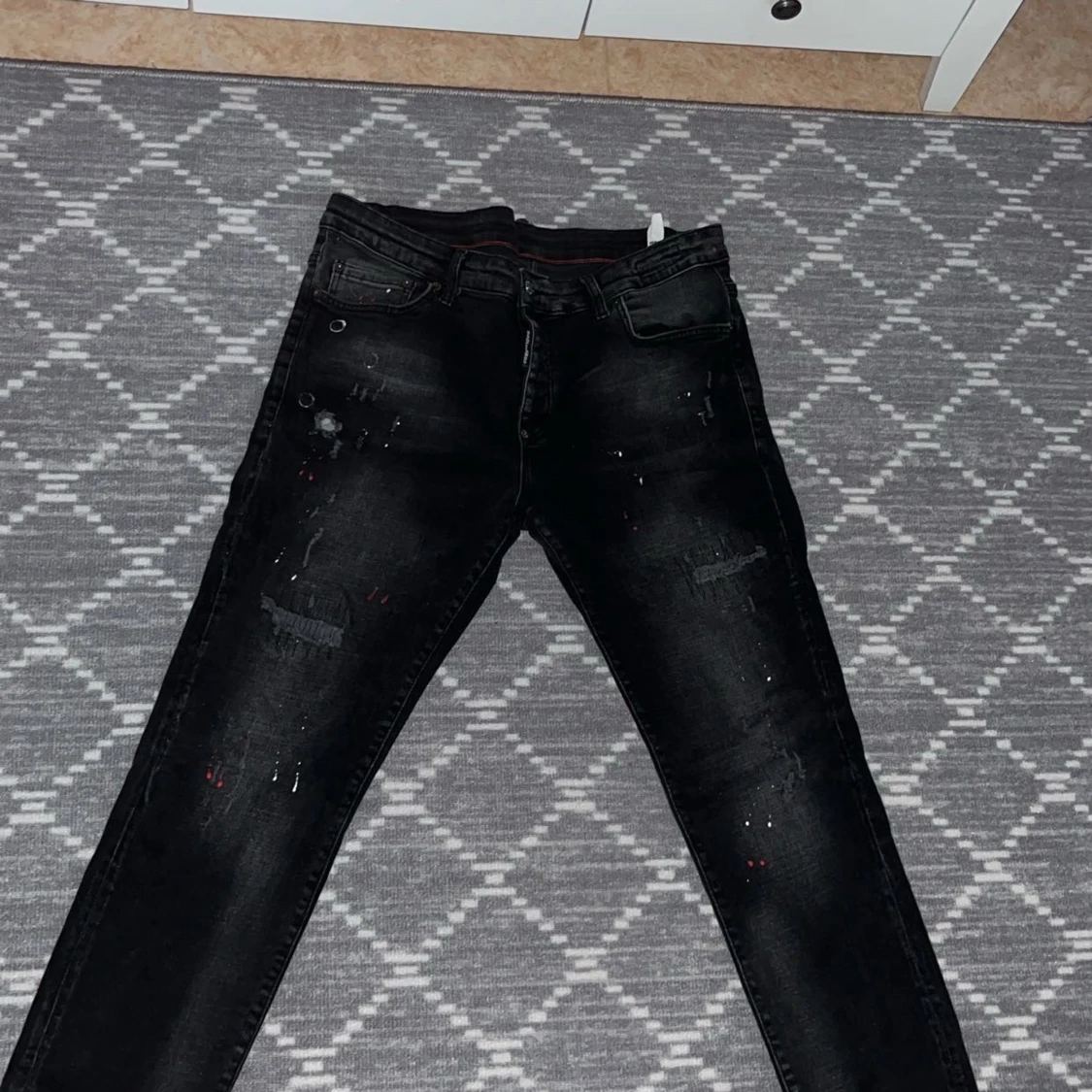 Svarta  Dsquared2 byxor 