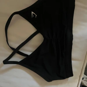 Svart bikini med justerbara band - Snygg svart sporttopp med justerbara band och en stilren design. Perfekt för gymmet eller på yoga. Enkel och elegant stil som passar alla tillfällen.