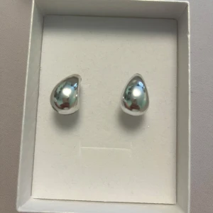 Örhängen  - Silver färgade örhängen, tappat lite färg som inte syns så mycket på ena därav billiga 