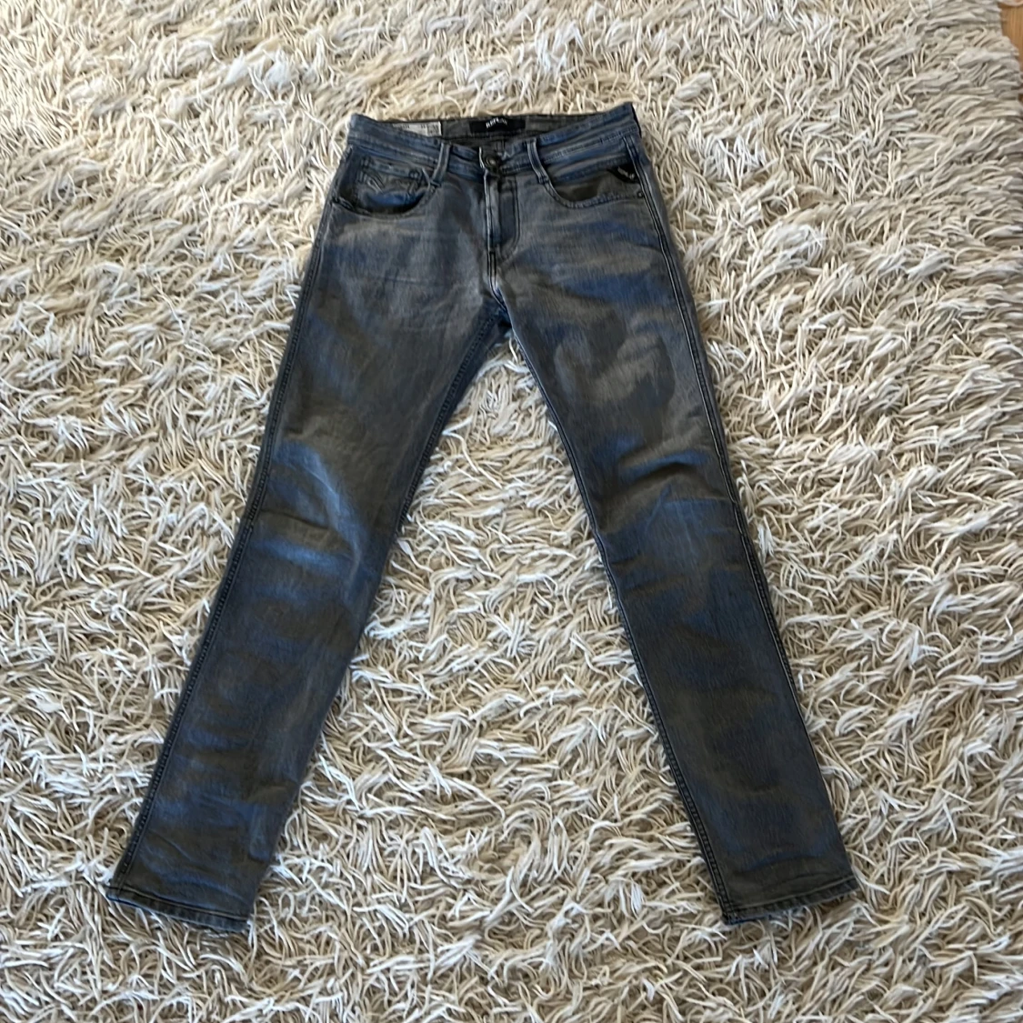 Replay Anbass grå slim jeans - 1