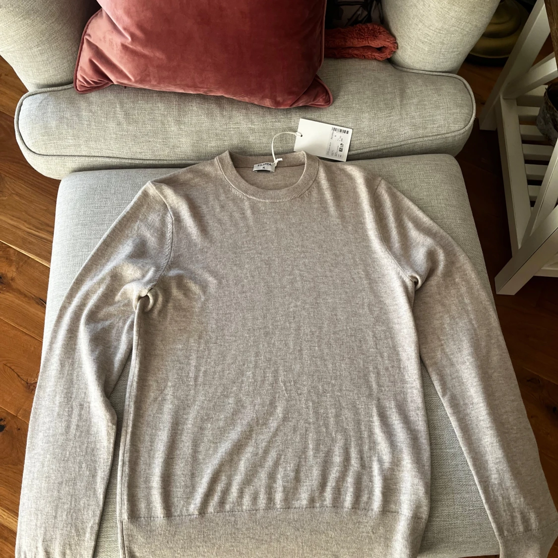 Beige merinoulltröja från Filippa K