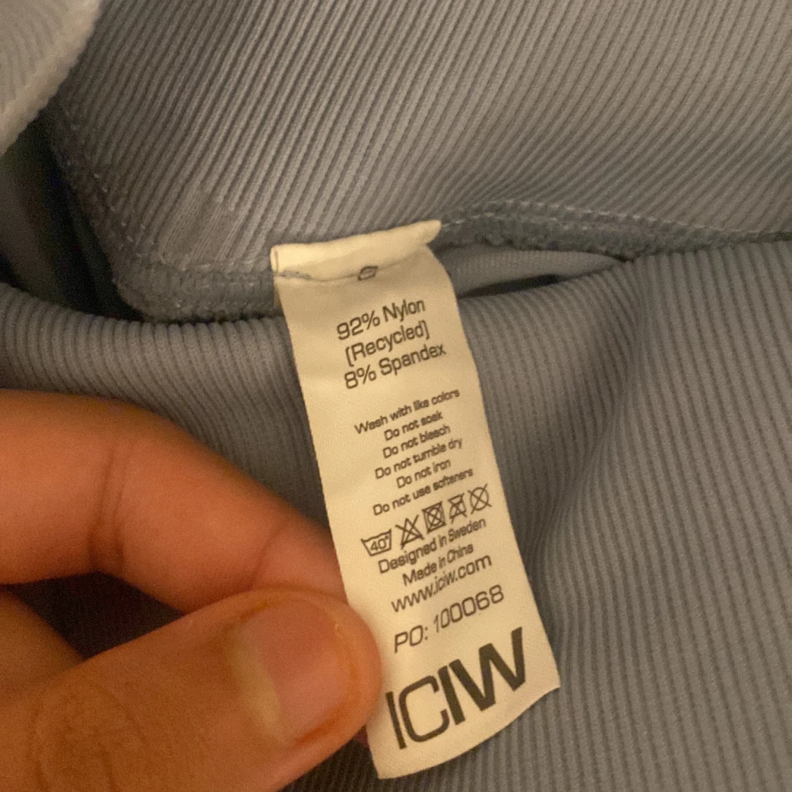 Ljusblå seamless leggings från ICANIWILL - 3